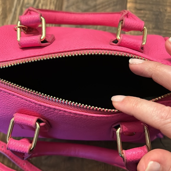 Bari Lynn Pink Leather Girls Pocketbook - Picture 7 of 8